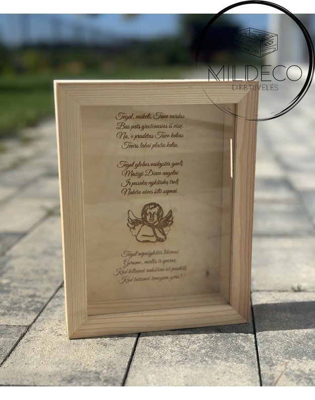 Taupyklė "Krikštynos, angelas rymo"