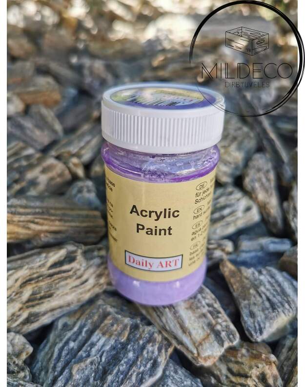 Akriliniai dažai 100ml spalva PALE IRIS