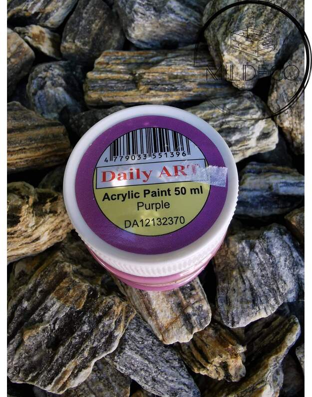 Akriliniai dažai 50ml spalva  purple