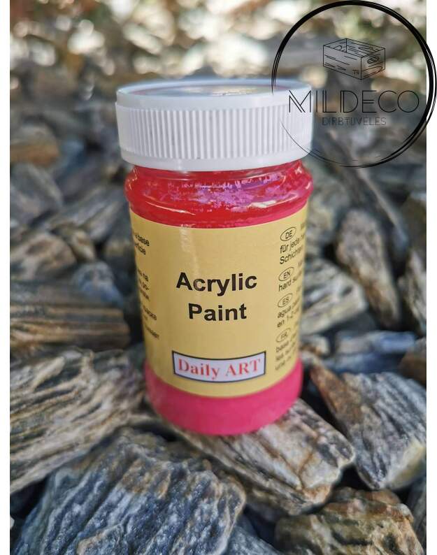 Akriliniai dažai 100ml spalva  CARMINE